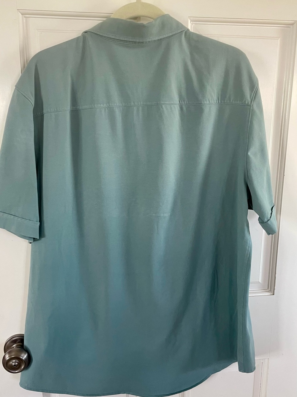 5.11 Tactical Short-Sleeve Button-Down Shirt in Seafoam - Picture 4 of 7